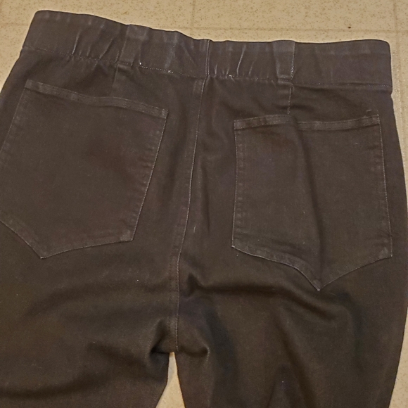 Newbury Kustom Large x-long bell stretchy black jeans - Picture 4 of 6